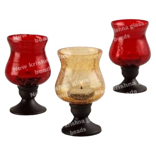 Crackle Stand Candle Holder Manufacturer
